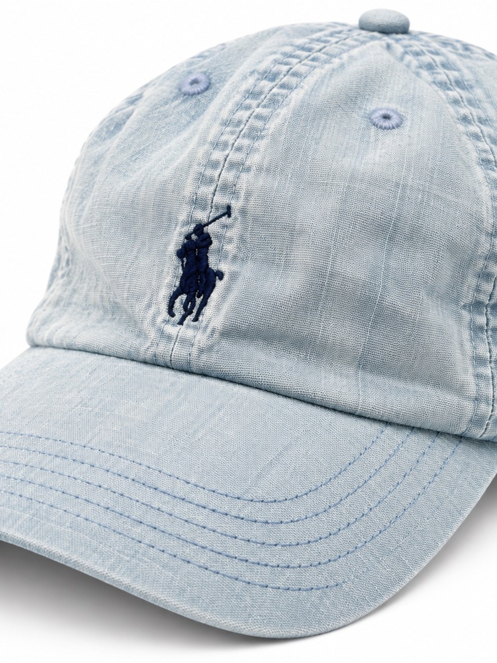 Polo Ralph Lauren Light Blue Chambray Adjustable Hat